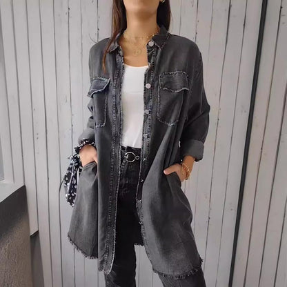 Deandra™ | Oversized denim overhemd