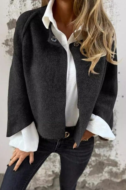 Elise - Kurzer Cardigan mit schickem, ausgestelltem Ärmel