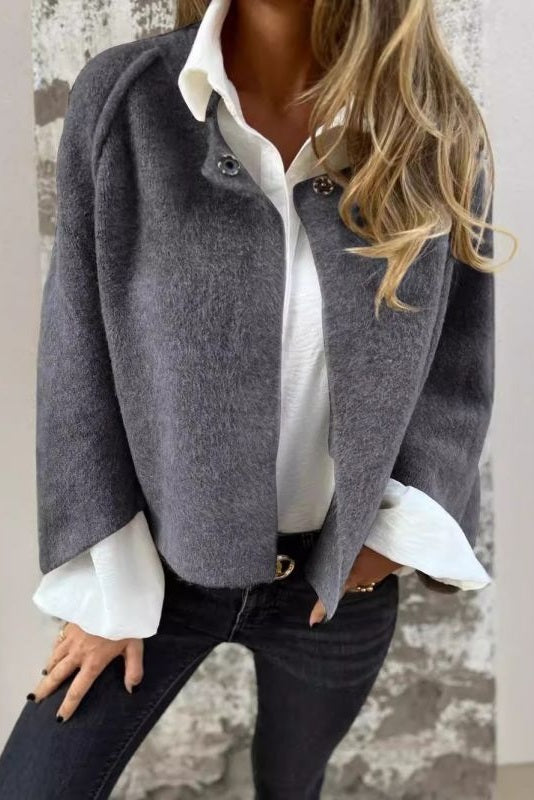 Elise - Kurzer Cardigan mit schickem, ausgestelltem Ärmel