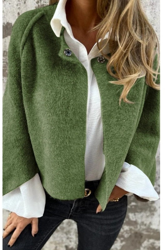 Elise - Kurzer Cardigan mit schickem, ausgestelltem Ärmel