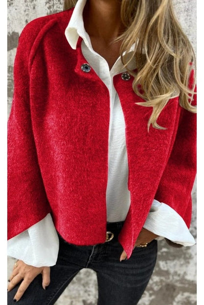 Elise - Kurzer Cardigan mit schickem, ausgestelltem Ärmel