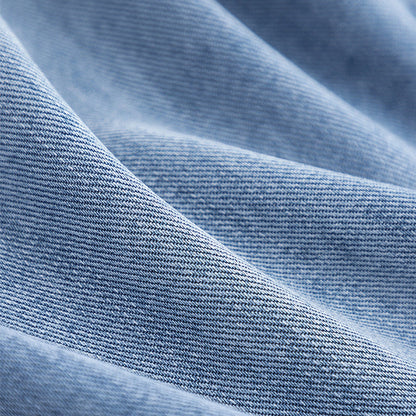 ELORA™ - Tweekleurige denim trenchcoat