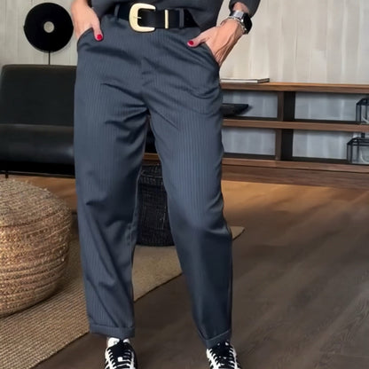 Aveline ClassyPants™ – Klassieke high-waist broek met rechte pijpen