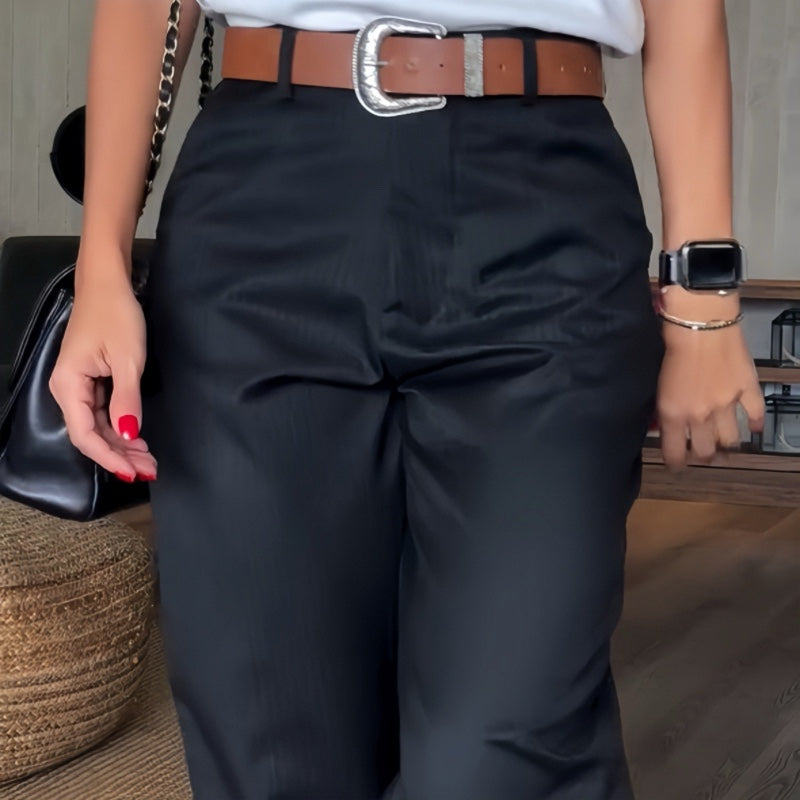 Aveline ClassyPants™ – Klassieke high-waist broek met rechte pijpen