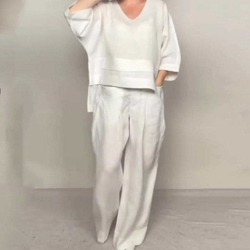 Joanne™ – Relaxed Fit 2-Piece Set for Effortless Everyday Elegance
