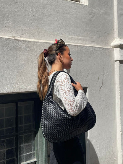 Mimi | Stilvolle Geflochtene Tote-Tasche