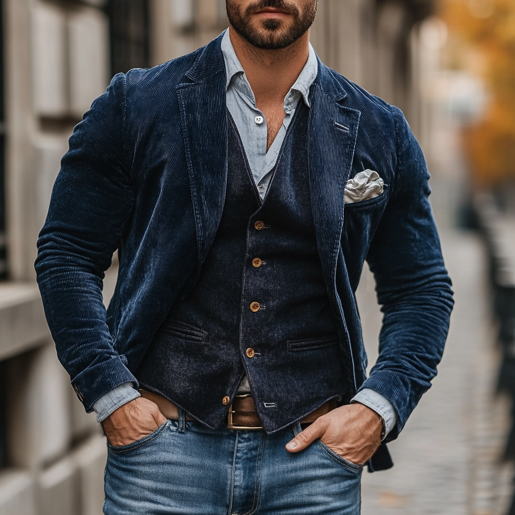Patricio - Klassischer Blazer und Weste