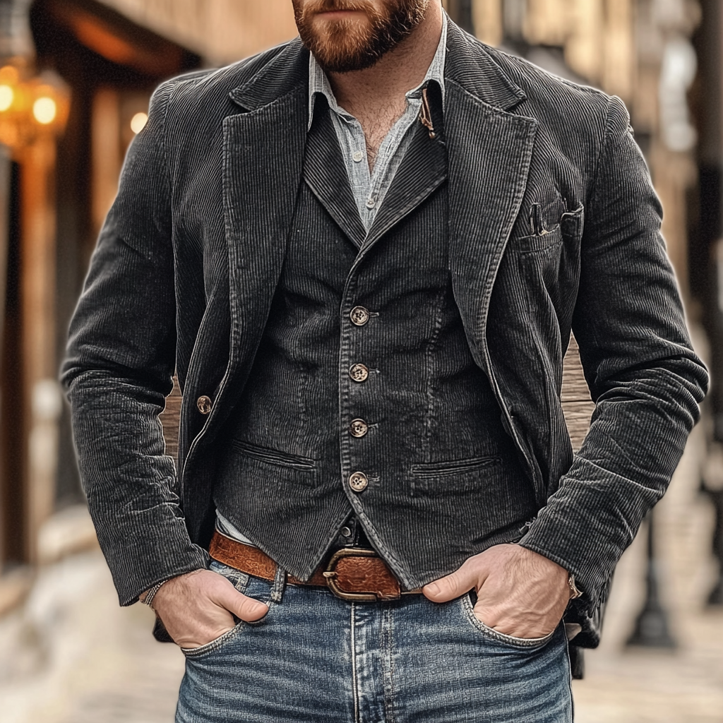Patricio - Klassischer Blazer und Weste