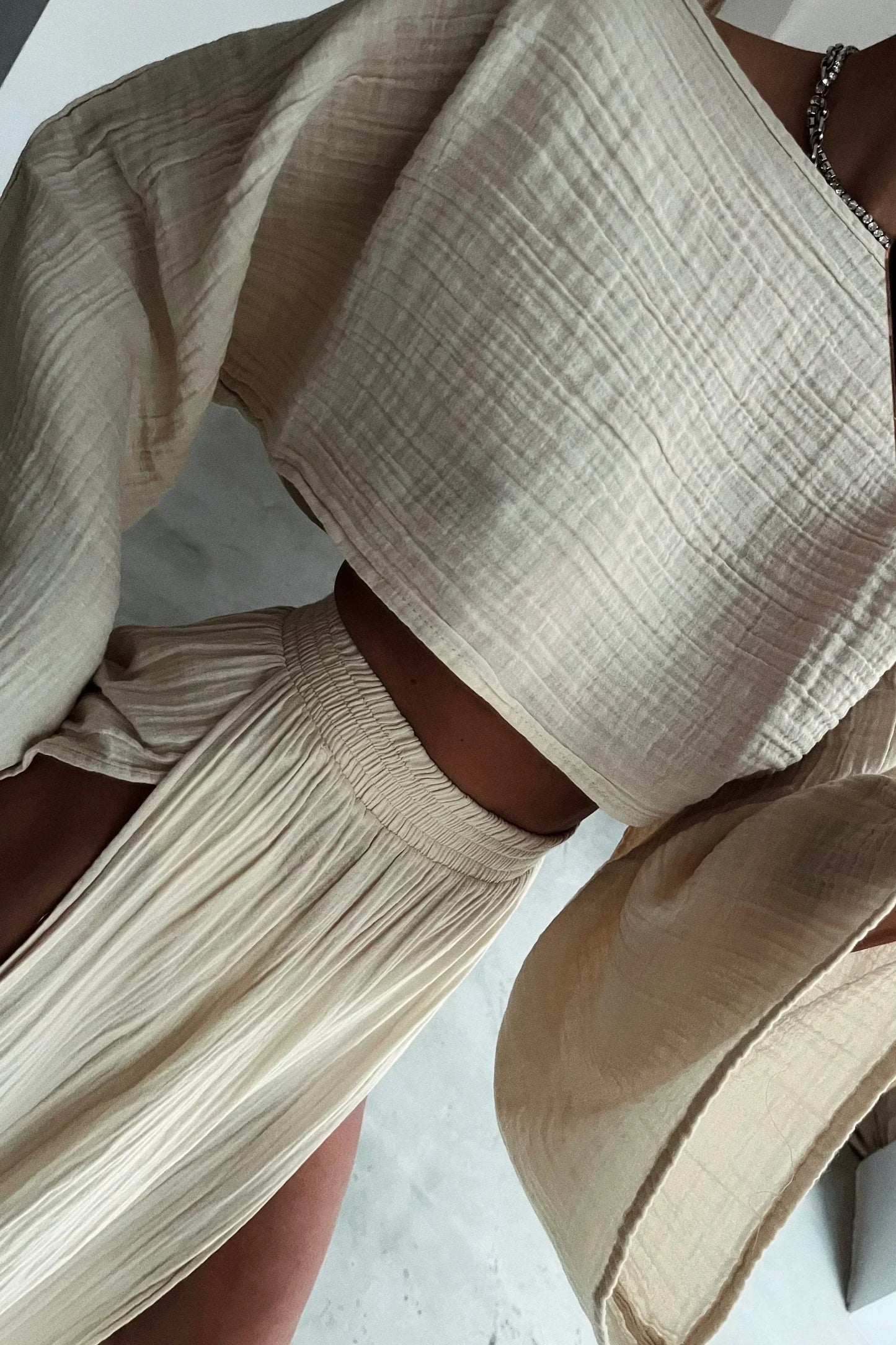 THARAH | Boho Crop Top en Maxi Rok Sets