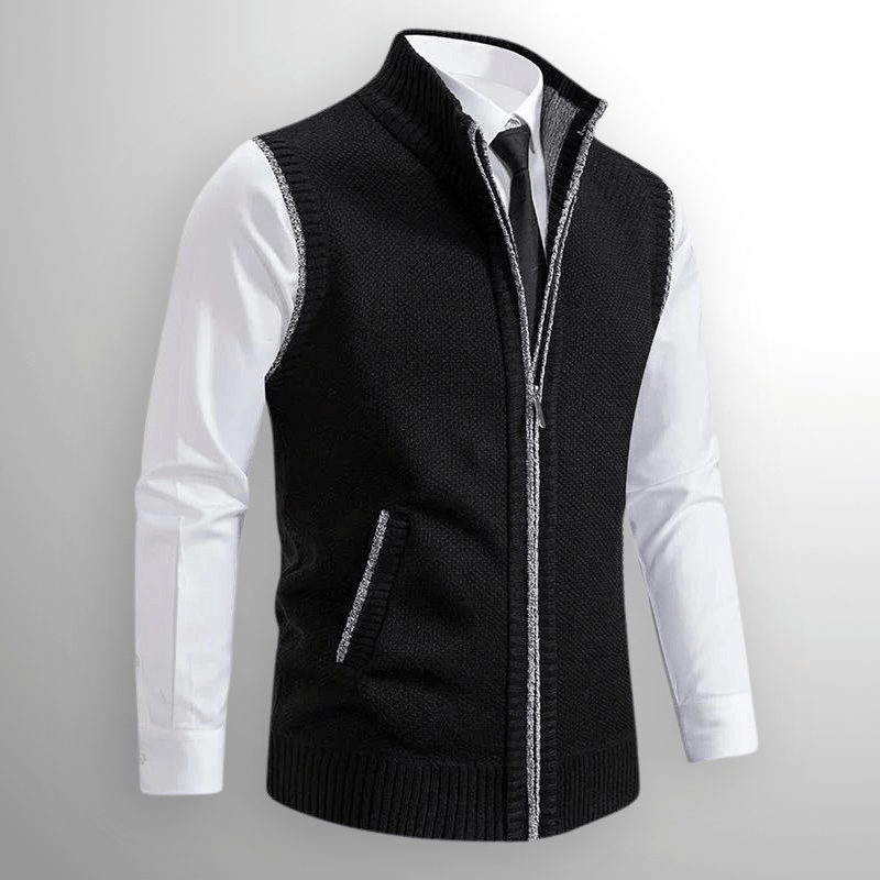 Lansbury vest met rits