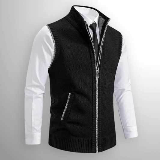 Lansbury vest met rits