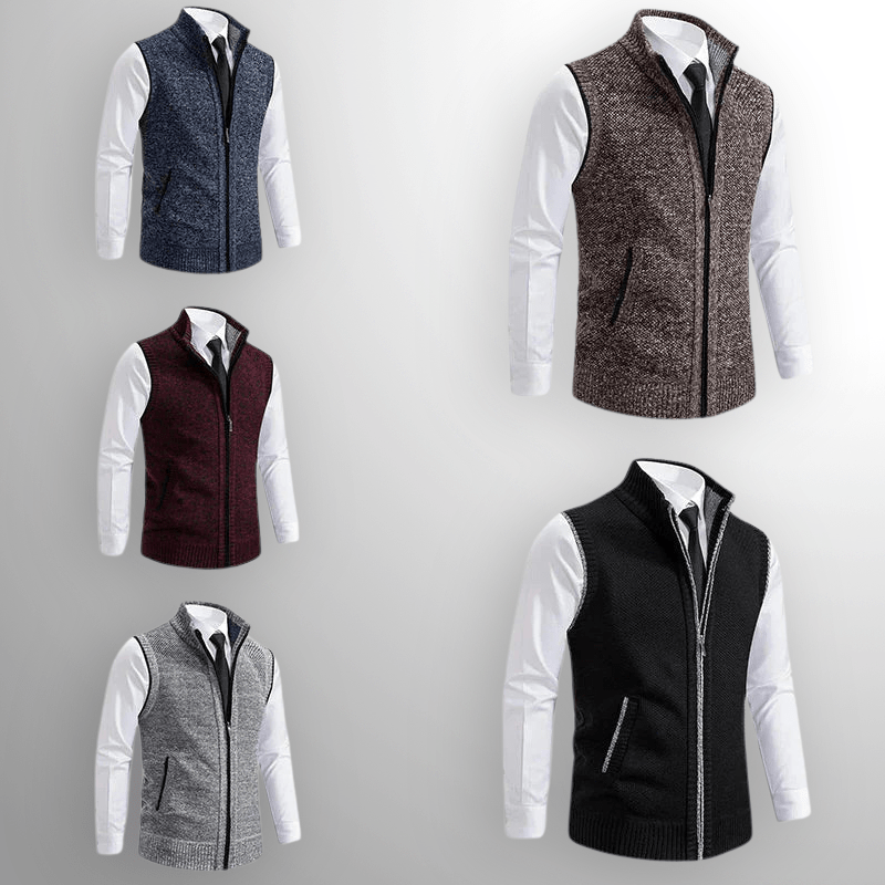 Lansbury vest met rits