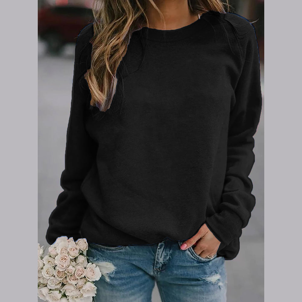Eliza | Stilvoller, bequemer Sweatshirt mit Rundhalsausschnitt