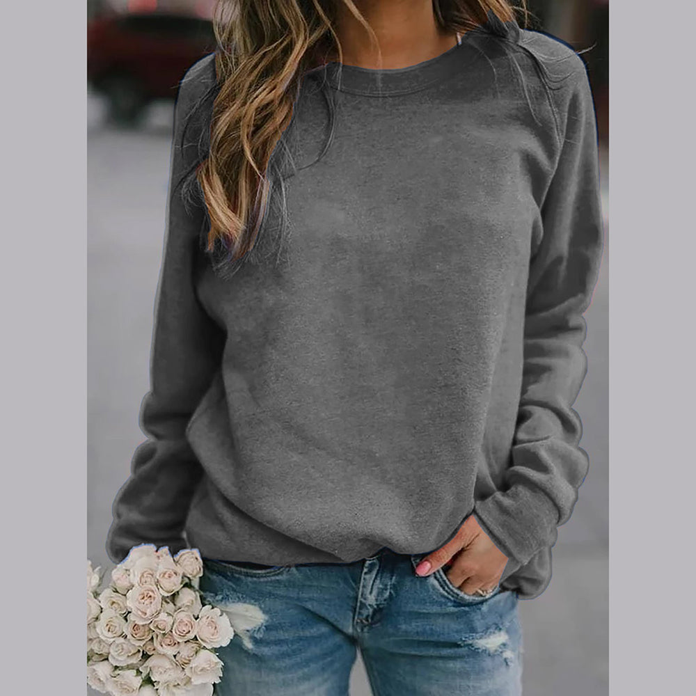 Eliza | Stilvoller, bequemer Sweatshirt mit Rundhalsausschnitt