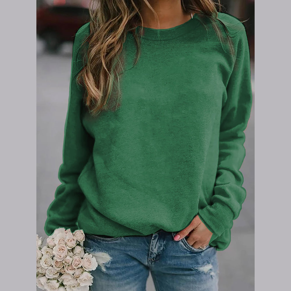 Eliza | Stilvoller, bequemer Sweatshirt mit Rundhalsausschnitt
