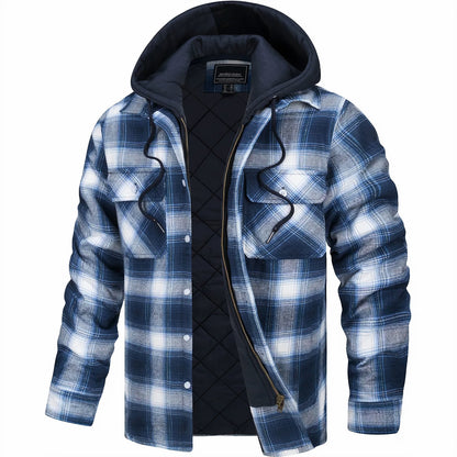 Julius™ | Trendige karierte Jacke mit gemütlichem Reißverschluss für einen stilvollen Look