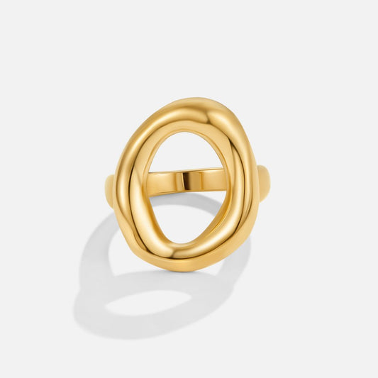 Vina gesmolten gouden ring