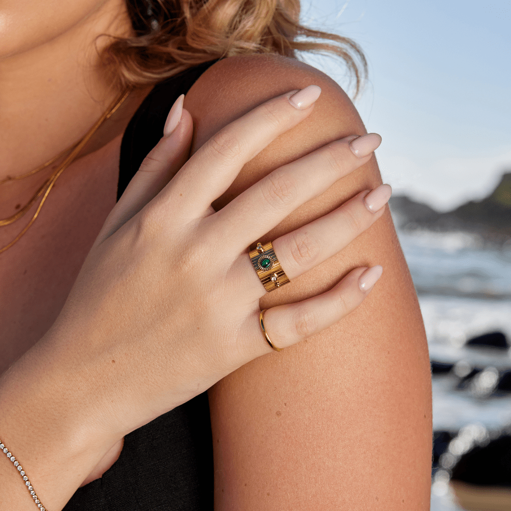 Vintage Dakota gouden ring