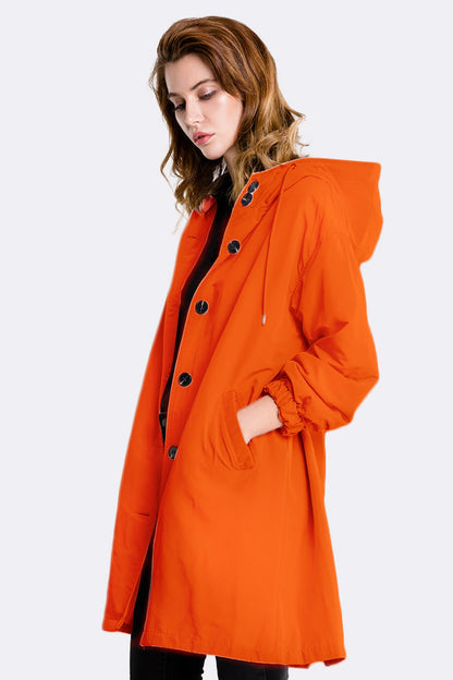 Leanne – Waterafstotende oversized capuchonjas