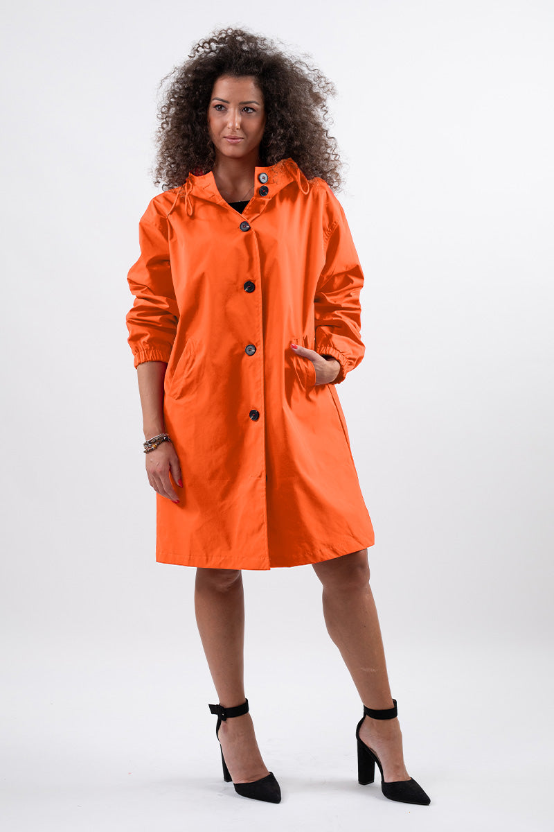 Leanne – Waterafstotende oversized capuchonjas
