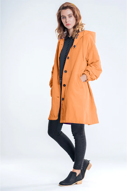 Leanne – Waterafstotende oversized capuchonjas
