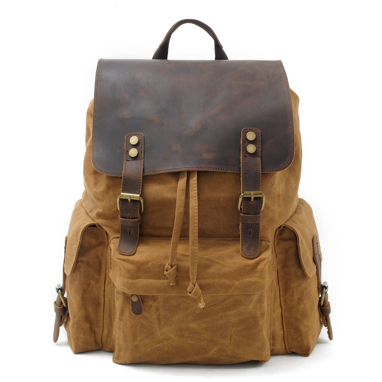 Jacob – Vintage Waxed Canvas Rugzak