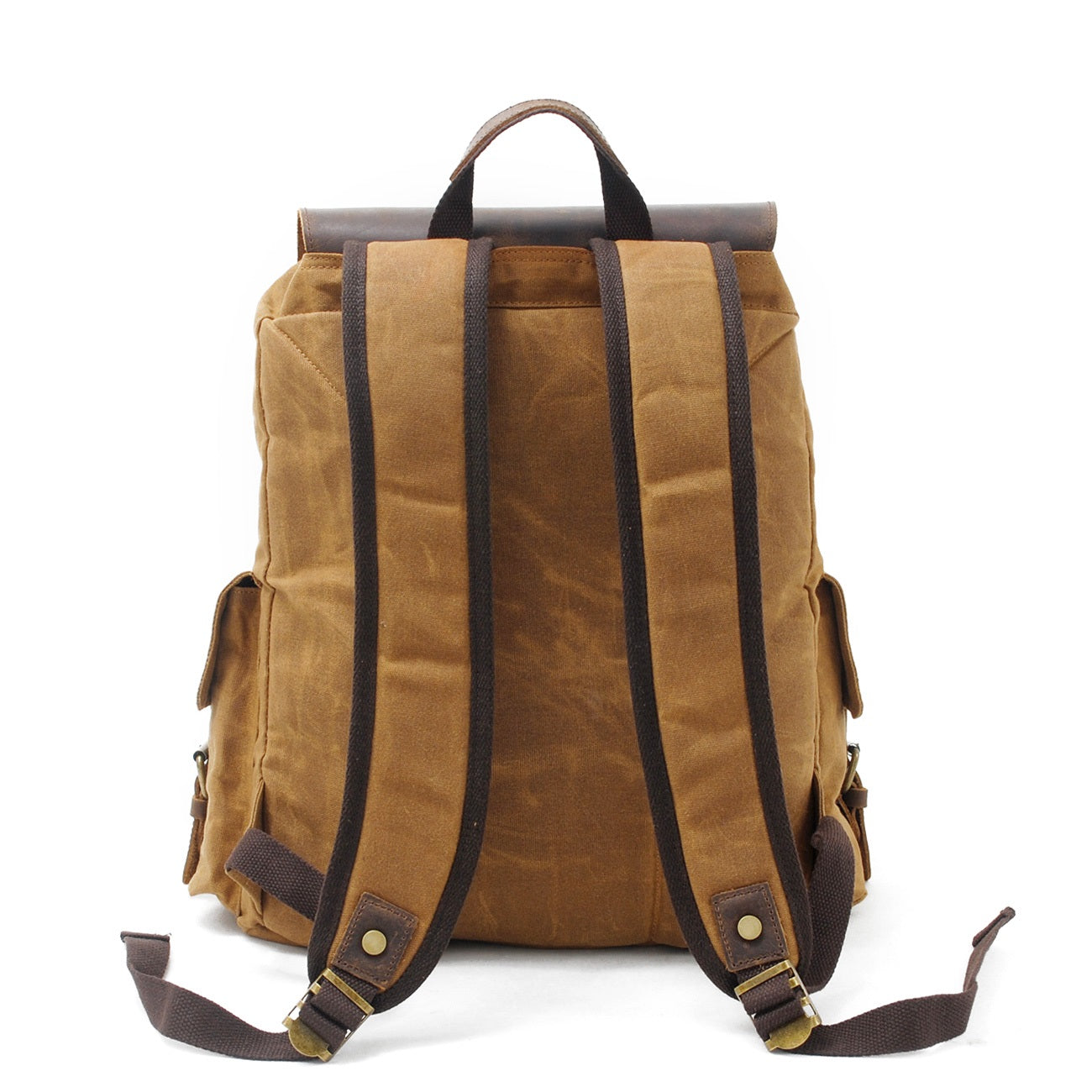 Jacob – Vintage Waxed Canvas Rugzak