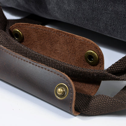 David - Mens Canvas Leather Duffle Bags