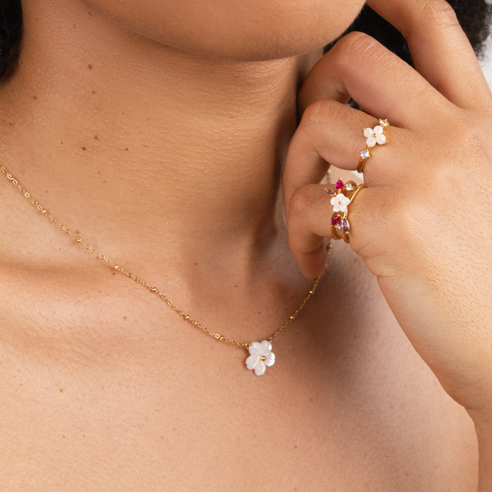 Prachtige Bloemenketting