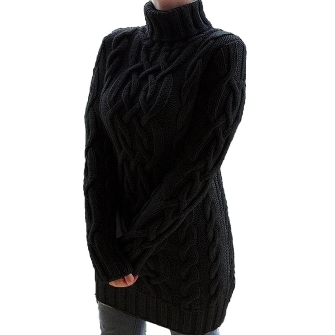 Klara™ – Knusse Gebreide Jurk voor Stijlvolle Warmte