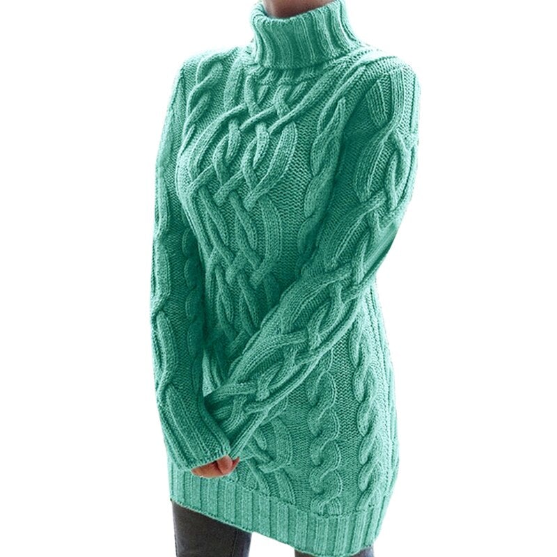 Klara™ – Knusse Gebreide Jurk voor Stijlvolle Warmte