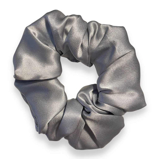 SILKE SCRUNCHIE XL - SILVER