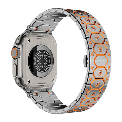 Imperiale roestvrijstalen Apple Watch-band