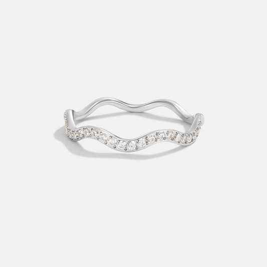 Bague en cristal et argent Zenya